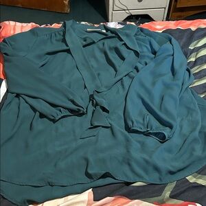 EVRI Teal Women's Blouse